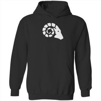 Bellwether Bighorn Sheep White Logo Hoodie | Favorety UK