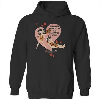 Betty Boop Breaking Hearts Valentines Day Hoodie | Favorety DE