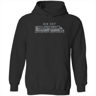 Big Boy 4000 Class Steam Locomotive American Train Blueprint Hoodie | Favorety DE