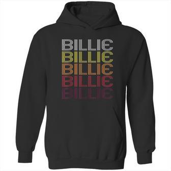 Billie Retro Wordmark Pattern Vintage Style Hoodie | Favorety UK