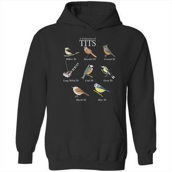 Birdwatcher Collection Of Tits Bird Hoodie | Favorety UK