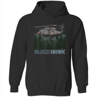 Black Hawk Helicopter Military Armed Forces Novelty Hoodie | Favorety CA