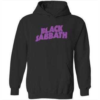 Black Sabbath Purple Word Art Hoodie | Favorety