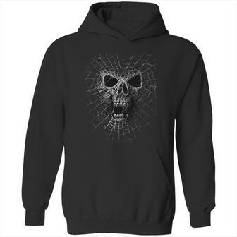 Black Widow Spider Web Skull Hoodie | Favorety UK