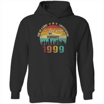 Born In February 1999 Vintage 22Nd Birthday 22 Years Old Hoodie | Favorety CA