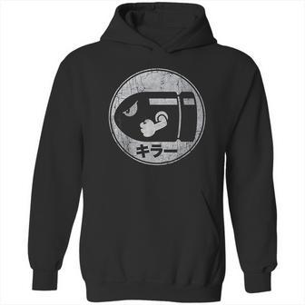 Bullet Bill Distressed Kanji Logo Hoodie | Favorety UK