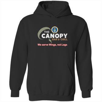 The Canopy Bar And Grill We Serve Wings Not Legs Hoodie | Favorety DE