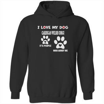 Cardigan Welsh Corgi I Love My Dog Cardigan Welsh Corgi - Hoodie | Favorety DE