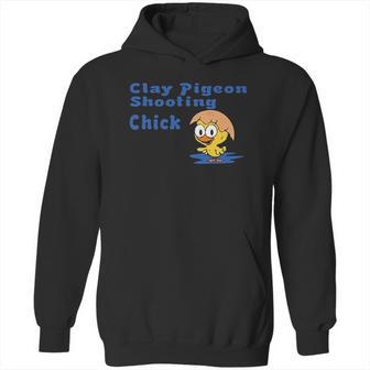 Clay Pigeon Shooting Chick Hoodie | Favorety CA