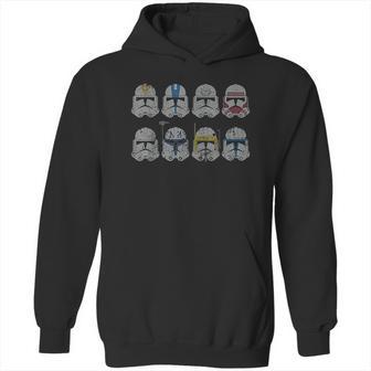 Clone Wars Clone Troopers Helmets Hoodie | Favorety