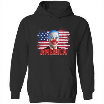 Clown Joe Funny Caricature Joe Biden Is A Democratic Clown Graphic Design Printed Casual Daily Basic Hoodie | Favorety UK