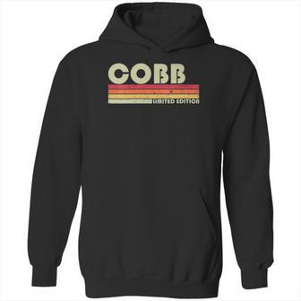 Cobb Surname Funny Retro Vintage 80S 90S Birthday Reunion Hoodie | Favorety