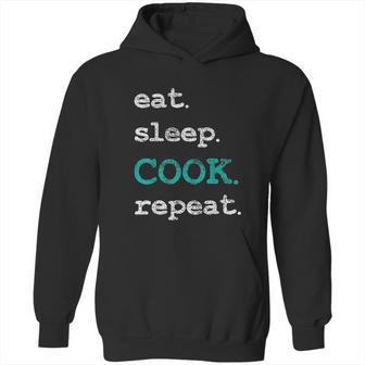 Cook Cooking Chief Eat Sleep Repeat Funny Vintage Gift Hoodie | Favorety AU