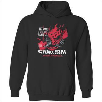 Cyberpunk Samurai Welcome To Night City Hoodie | Favorety CA