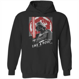 Darth Vader Like A Boss Funny Design Hoodie | Favorety UK