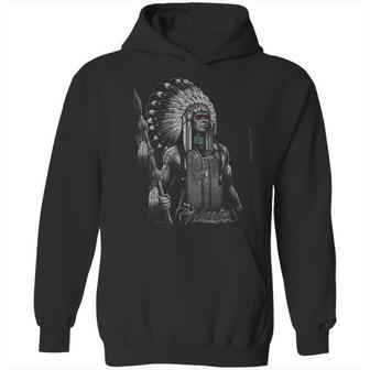 David Gonzales Mens Native American Indian Warrior Hoodie | Favorety CA