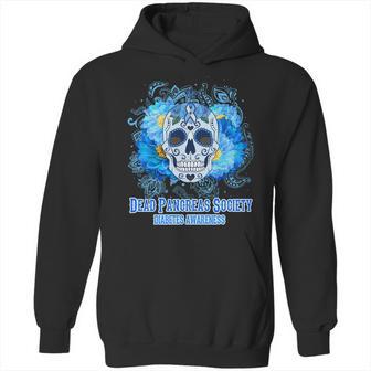 Dead Pancreas Society Diabetes Awareness Sugar Skull Hoodie | Favorety UK