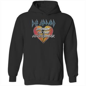 Def Leppard 1977 English Rock Band Bringin Heartbreak Black Hoodie | Favorety UK