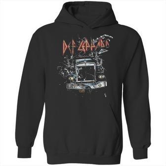 Def Leppard 80S Heavy Metal Band Rock N Roll Through The Glass Hoodie | Favorety AU