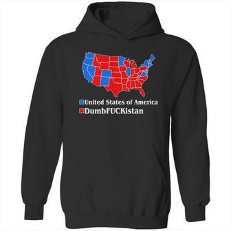 Democratic United States Of America Vs Dumfuckistan Resistance Resist Anti Trump Hoodie | Favorety CA