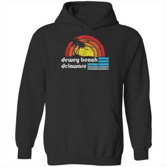 Dewey Beach Delaware Retro 80S Surfer Vibe Hoodie | Favorety DE