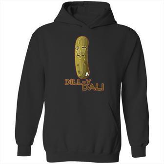 Dilly Dali Pickle Salvador Funny Artist Graphic Graphic Hoodie | Favorety