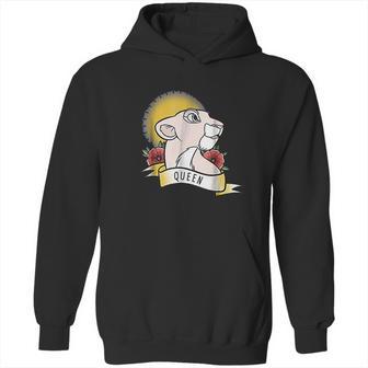 Disney Lion King Nala Queen Tattoo Yellow Graphic Hoodie | Favorety UK