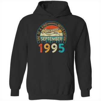 Distressed Vintage Awesome Since September 1995 26 Years Old Hoodie | Favorety AU