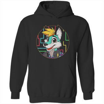 Djing Dj Fox Furry Furries Tail Ears Cosplay Hoodie | Favorety UK