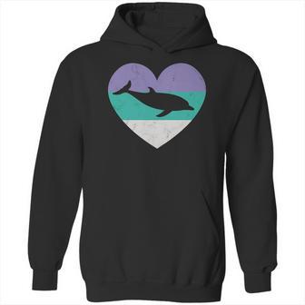 Dolphin Vintage Heart Hoodie | Favorety CA