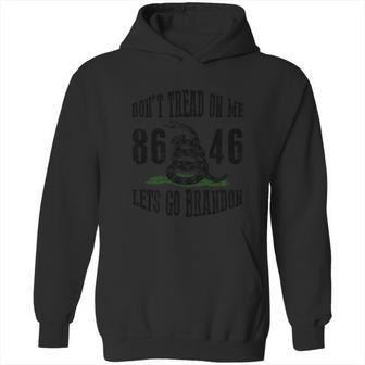 Dont Tread On Me Lets Go Brandon Fjb Anti Biden Graphic Design Printed Casual Daily Basic Hoodie | Favorety DE