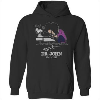 Dr John And Snoopy Mashup Schroeder Playing Piano Signature T-Shirt Hoodie | Favorety AU