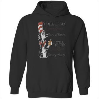 Dr Seuss I Will Drink Crown Royal Here Or There Hoodie | Favorety UK