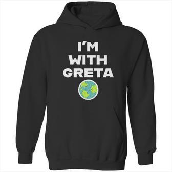 Earth Day Climate Change I Am With Greta Science Graphic Hoodie | Favorety UK