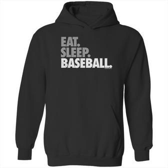 Eat Sleep Baseball Bold Text Baseball Tees By Chalktalk Sports Hoodie | Favorety AU