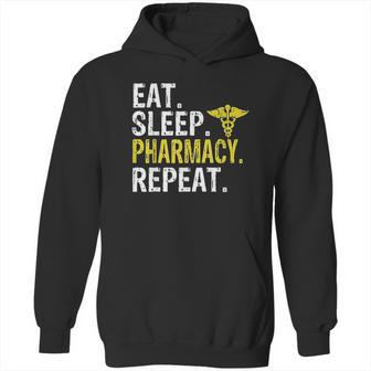 Eat Sleep Pharmacy Repeat Pharmacist Gift Hoodie | Favorety DE