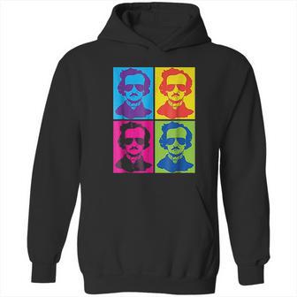 Edgar Allan Poe Gift Literary Gothic Pop Art Colors Hoodie | Favorety AU