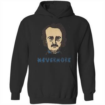 Edgar Allan Poe Nevermore Halloween Costume Graphic Hoodie | Favorety