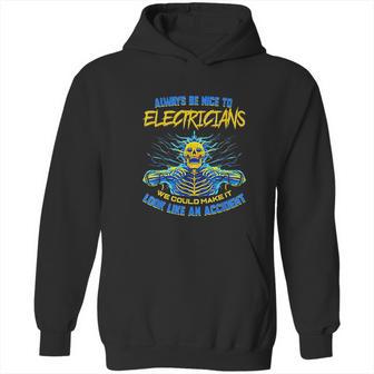 Electrician Funny Gift For Electrical Engineer Electricity Hoodie | Favorety