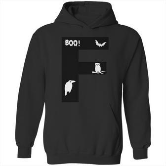 F Name Character Boo Dracula Funny Halloween Quote Hoodie | Favorety CA