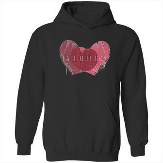 Fall Out Boy Weathered Hearts Hoodie | Favorety