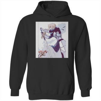 Fate Series Fatestay Night Saber Sketch T Shirt S997 Hoodie | Favorety