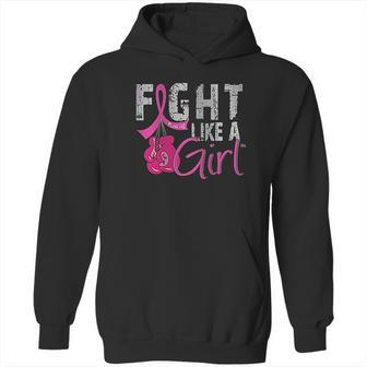 Fight Like A Girl Canker Boxing Glove Hoodie | Favorety