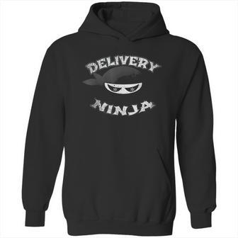 Food Delivery Pizza Mailman Truck Driver Multitasking Ninja Hoodie | Favorety AU