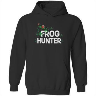 Frog Hunter Gift Little Amphibian Catcher Boys Girls Kids Hoodie | Favorety