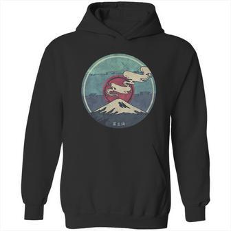 Fuji Volcano Classic Retro Hoodie | Favorety