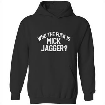 Who The Fuk Is Mick Jagger Distressed Hoodie | Favorety UK