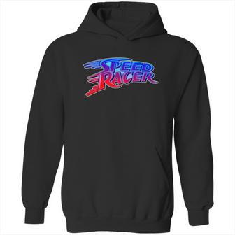 Funny Classic Retro Speed Racer Logo Hoodie | Favorety