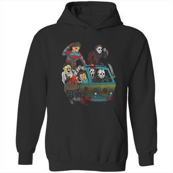 Funny Halloween Scary Holocaust Machine Van Movie Characters Hoodie | Favorety