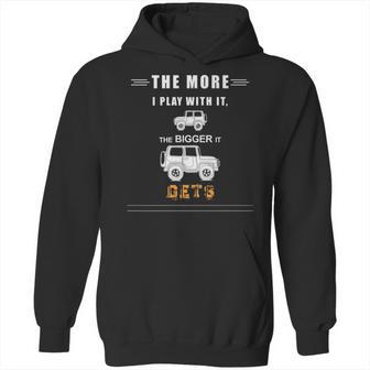 Funny Off Road 4X4 Mudding Jeep Square Sticker Hoodie | Favorety UK